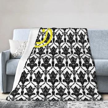 Flanel Atmak Battaniye Sherlock Duvar Kağıdı Tasarım Battaniye Yumuşak Yatak Örtüsü Sıcak Peluş Battaniye Yatak Oturma odası Piknik Ev Kanepe